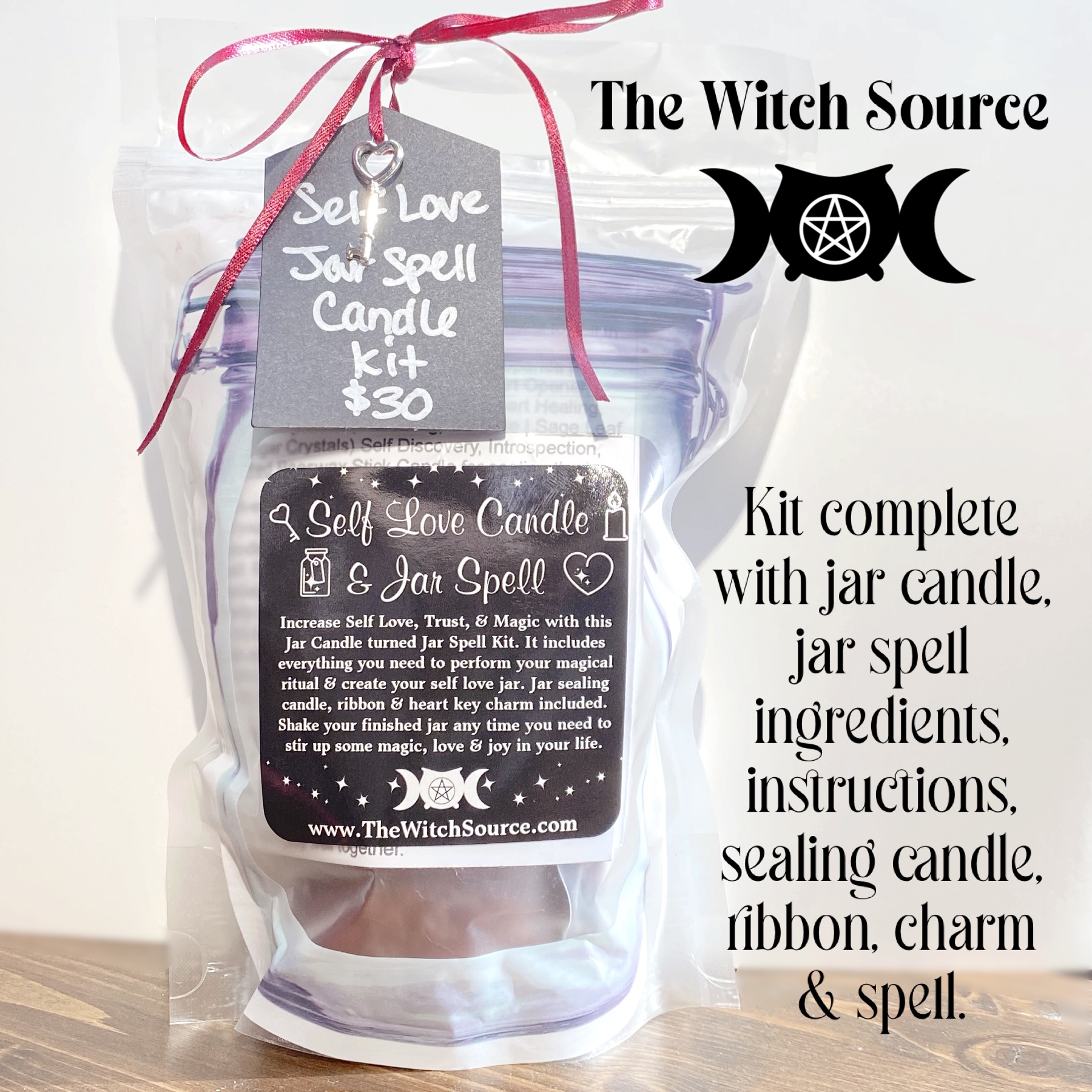 Self Love Travel Altar, Ritual Kit, Witch Kit